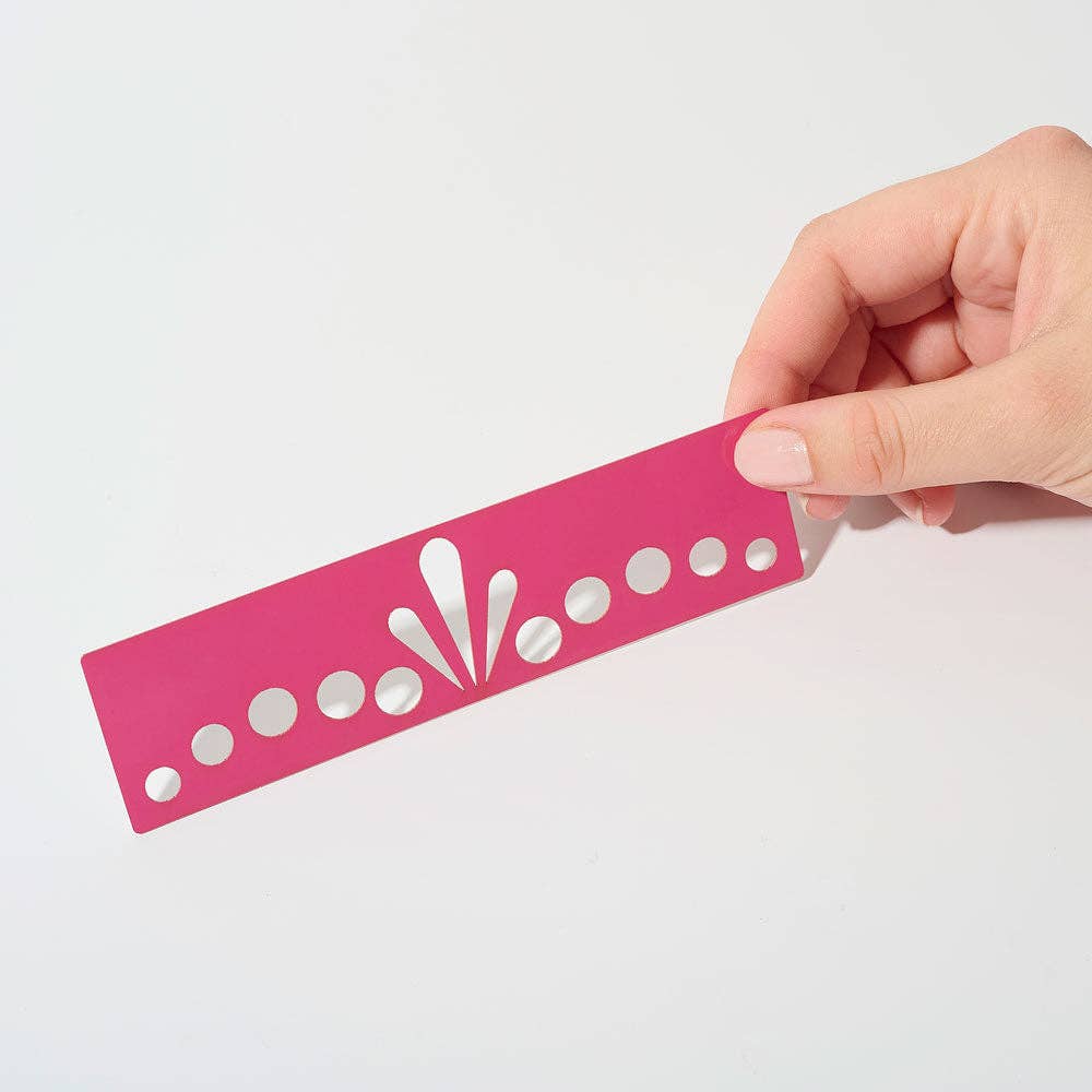 Si Si La Paillette - Tiara stencil für Facepainting