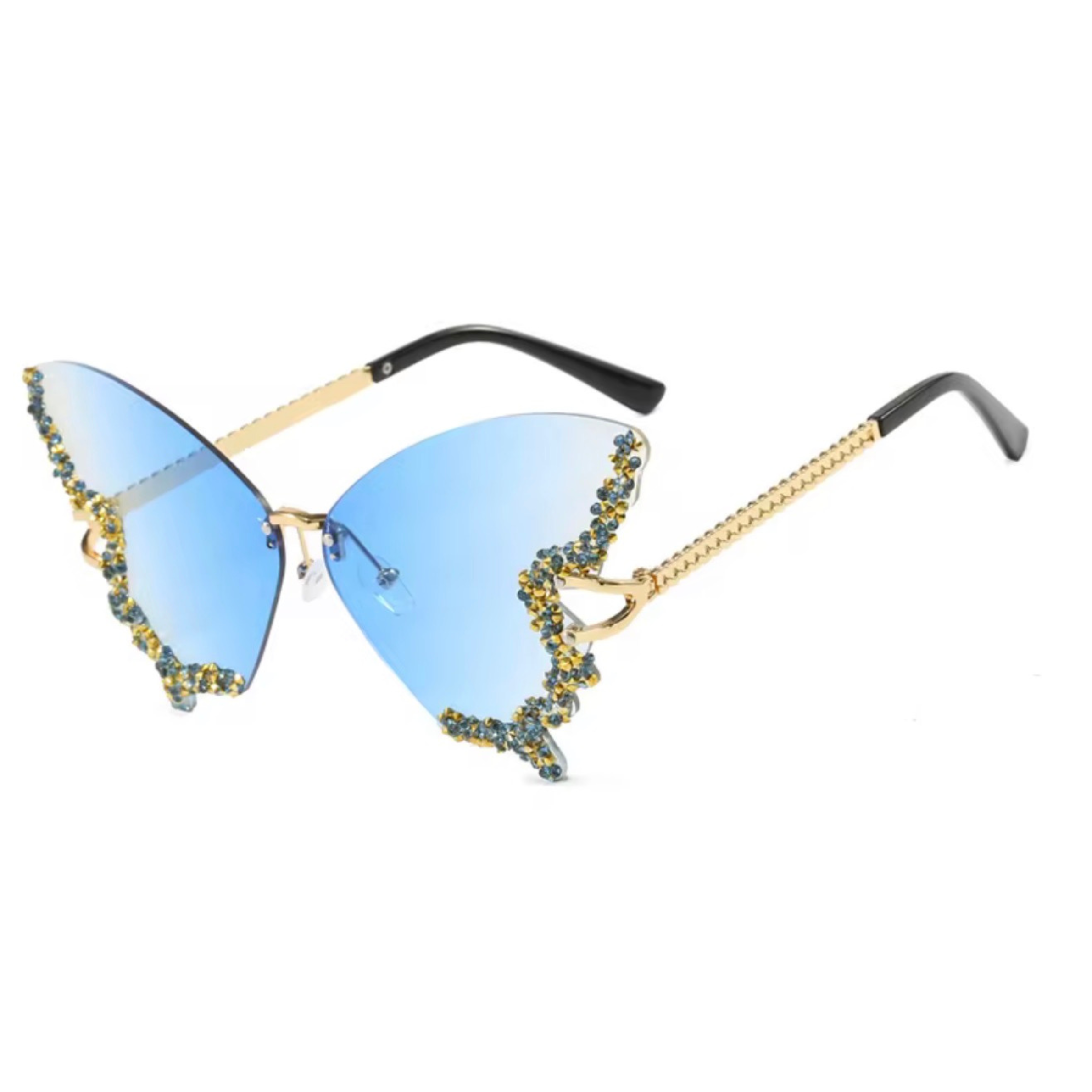 Butterfly Glitter Glasses
