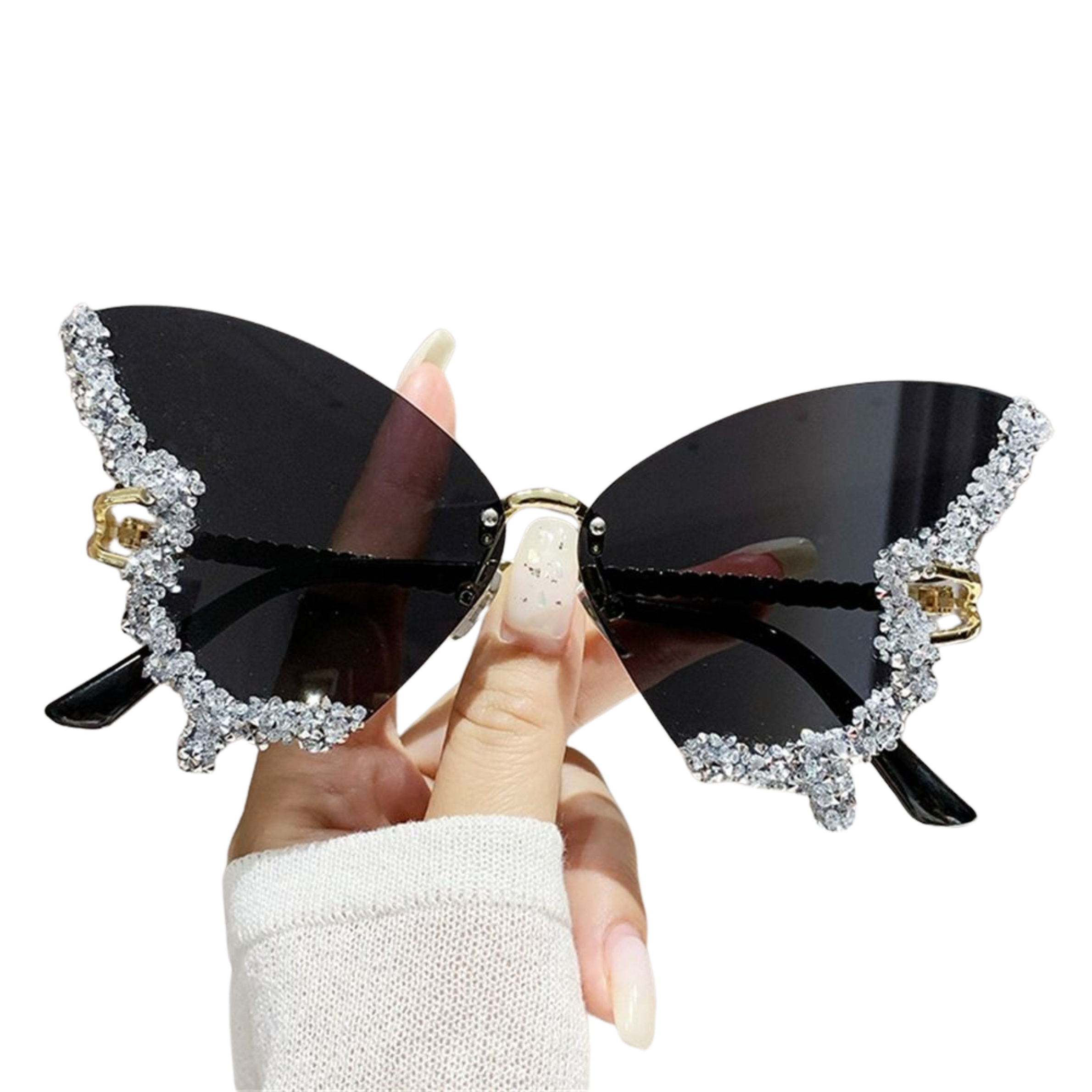 Butterfly Glitter Glasses