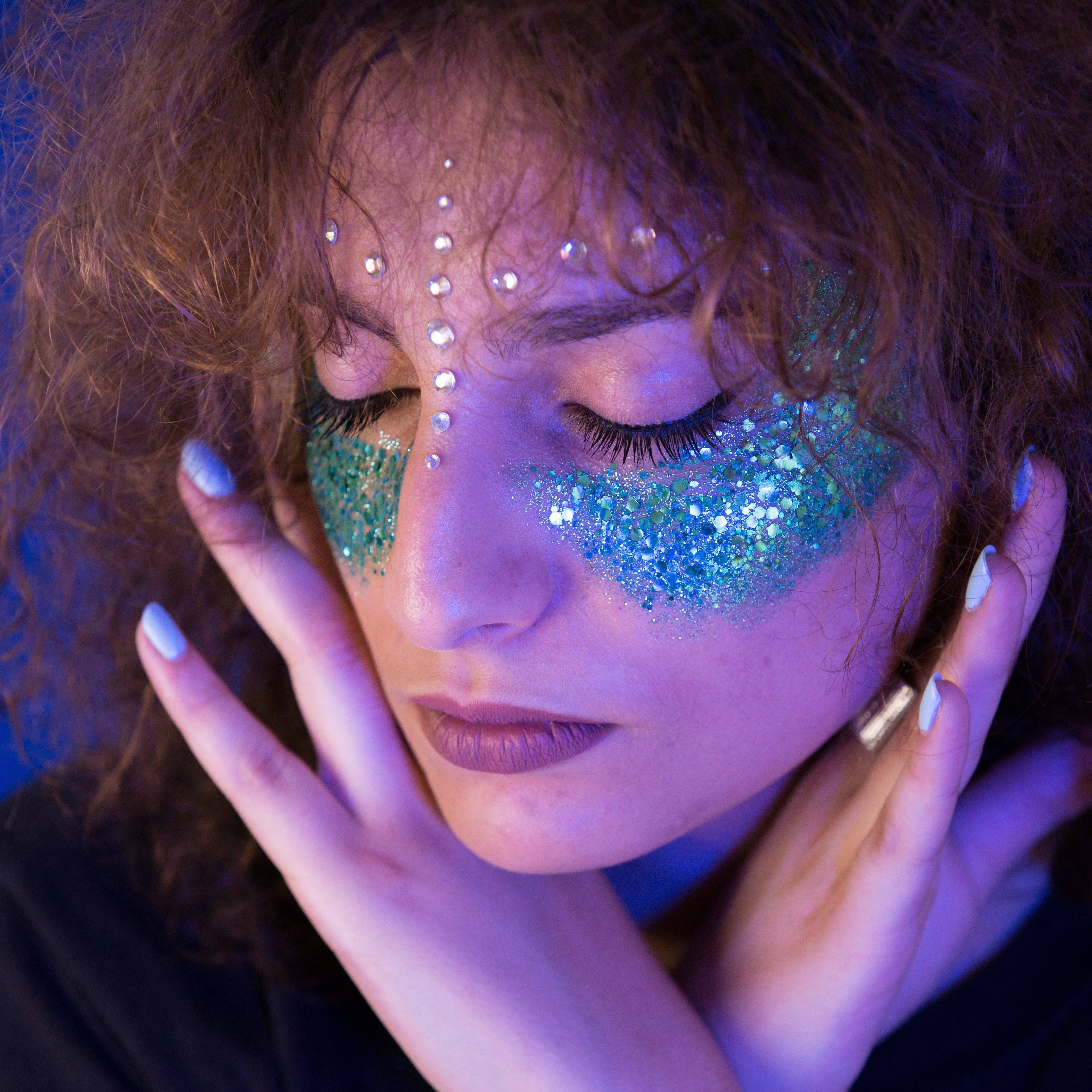 Si Si la Palette - Polymermaid Glitzer – Pflanzliches Glitter, Türkisgrün