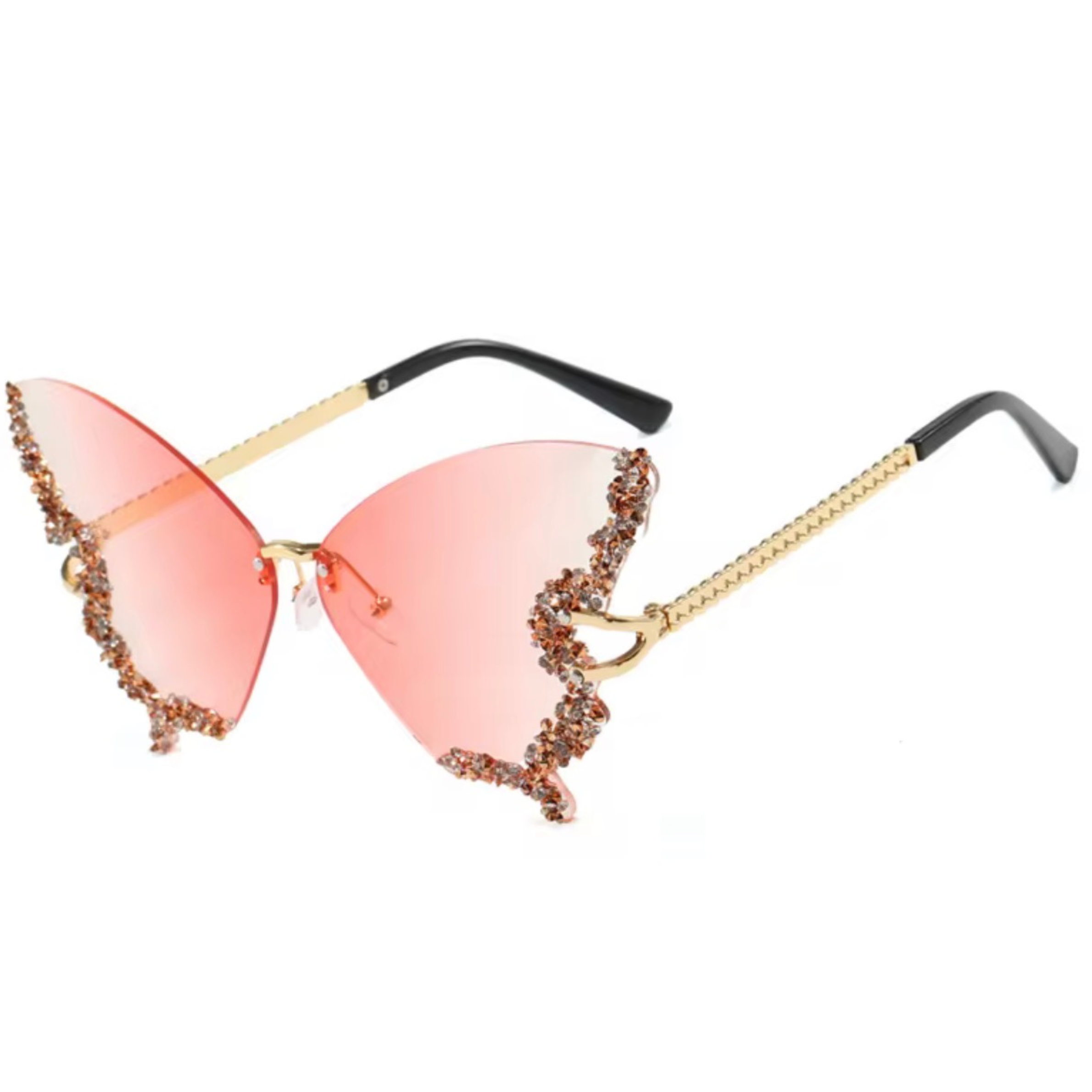 Butterfly Glitter Glasses