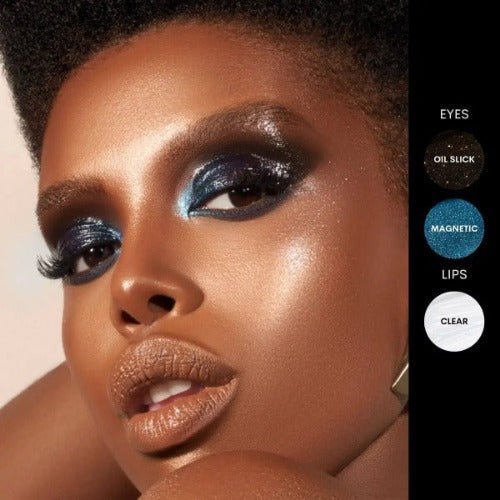 Danessa Myricks Colorfix Metallics (végane), fard à paupières, lèvres, couleurs de fard à joues, waterproof
