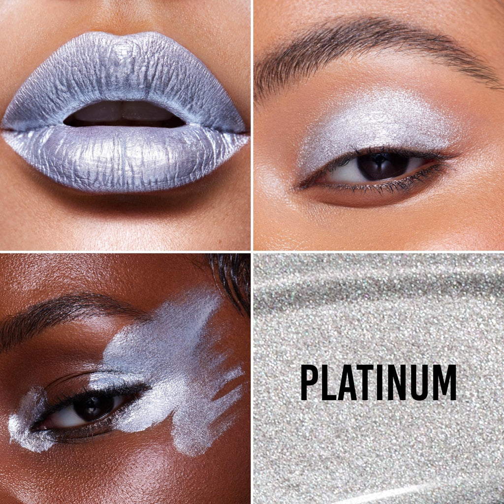 Danessa Myricks Colorfix Metals (végane), Fard à paupières, Lèvres, Eyeliner, Résistant à l'eau