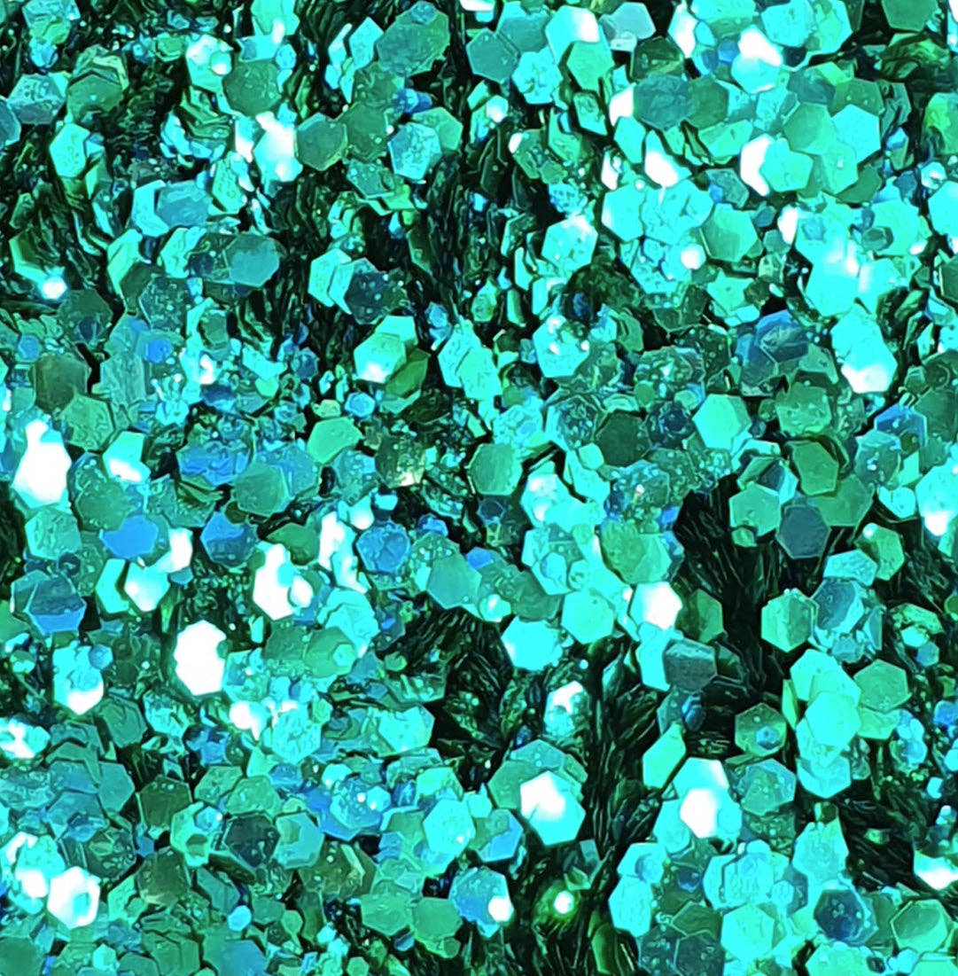 Si Si la Palette - Polymermaid Glitzer – Pflanzliches Glitter, Türkisgrün