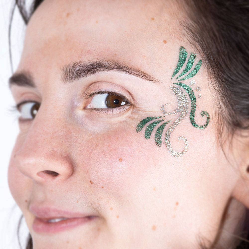 Si Si La Paillette - Arabesques Glitter Tattoo Stencil