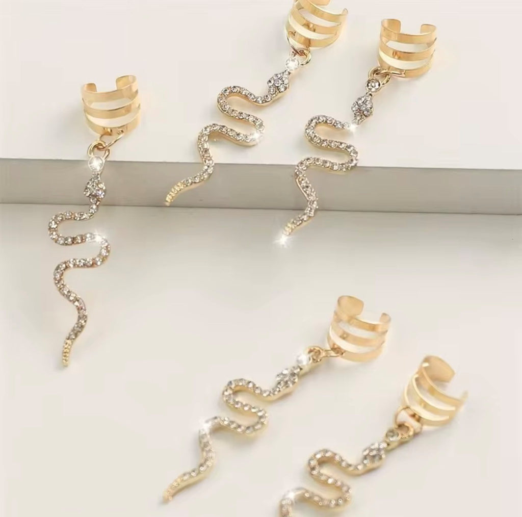 FestiGlow Celestial Hair Charms | Snake &  Braid Set