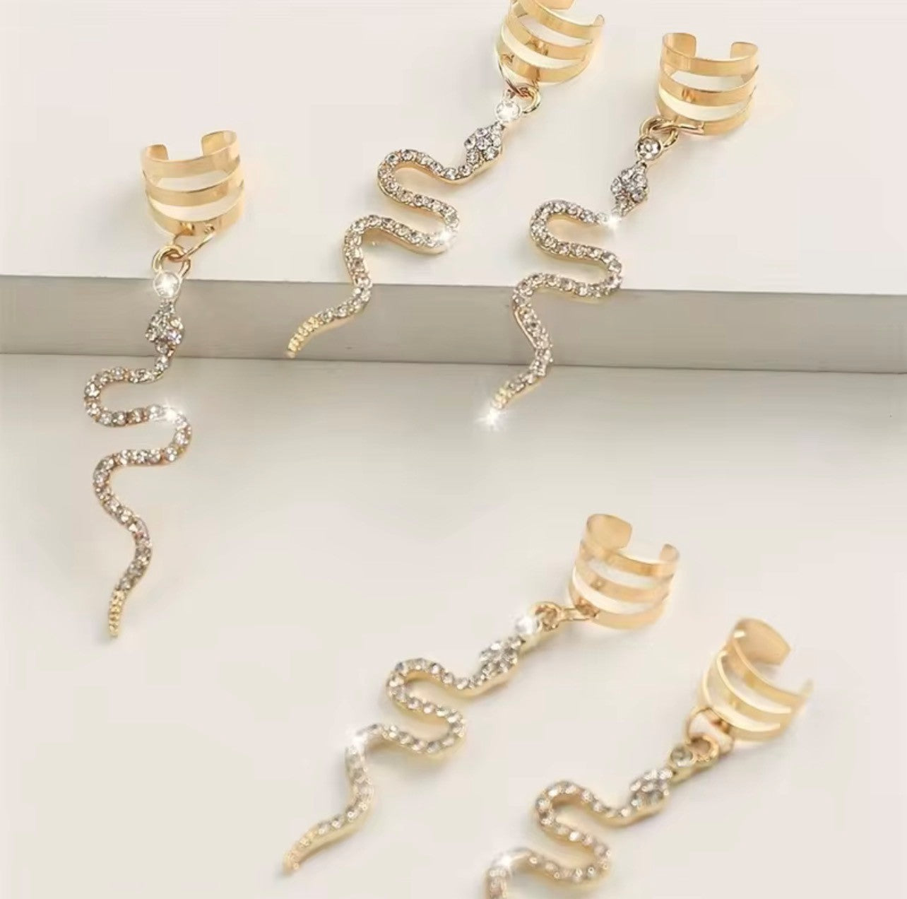 FestiGlow Celestial Hair Charms | Snake &  Braid Set
